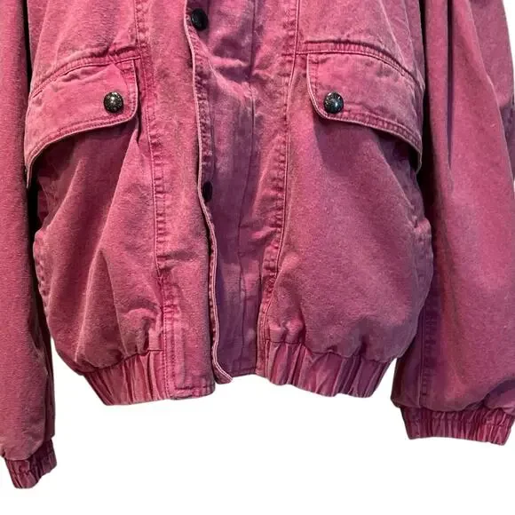 Vintage The North Face 90s Cotton Bomber Field Jacket Mens Sz Medium RN 61661